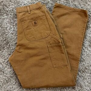 Men’s Carhartt Canvas Duck Loose Original Fit SZ: 33x32